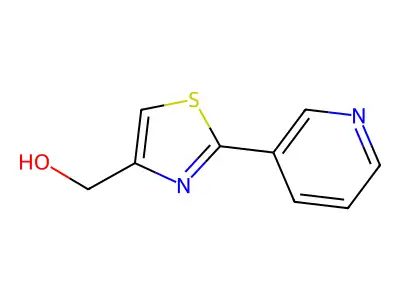 (2-Pyridin-3-yl-1,3-thiazol-4-yl)methanol structure