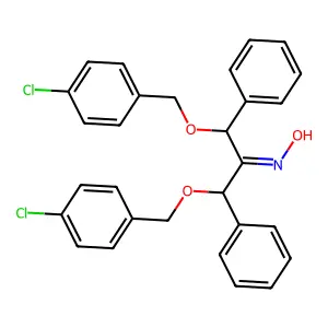 4-Chlorophenylmethoxybenzyl ketoxime structure