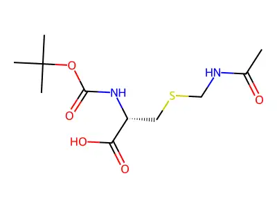 Boc-Cys(Acm)-OH structure