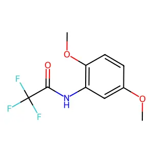 N-(2,5-二甲氧基苯基)-2,2,2-三氟乙酰胺 structure