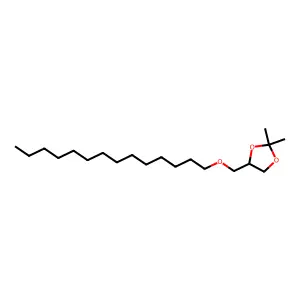 1,3-Dioxolane, 2,2-dimethyl-4-[(tetradecyloxy)methyl]- structure