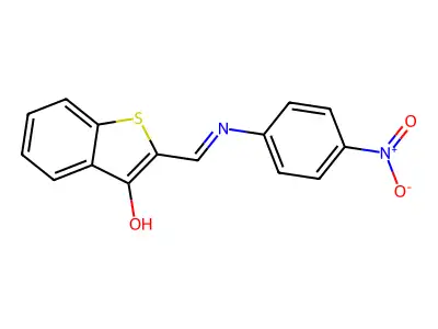 2-({4-nitroanilino}methylene)-1-benzothiophen-3(2H)-one structure