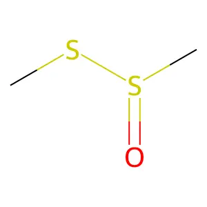 硫代甲亚磺酸-S-甲酯 structure