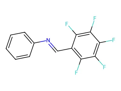Benzenamine, N-[(pentafluorophenyl)methylene]- structure