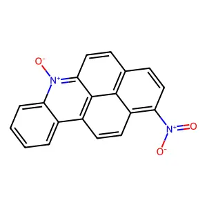 1-Nitro-6-azabenzo(a)pyrene N-oxide structure