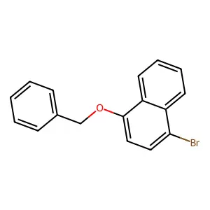 1-Bromo-4-(phenylmethoxy)-naphthalene structure