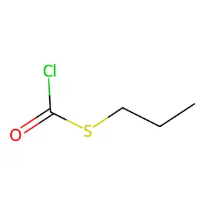 S-propyl chlorothioformate structure