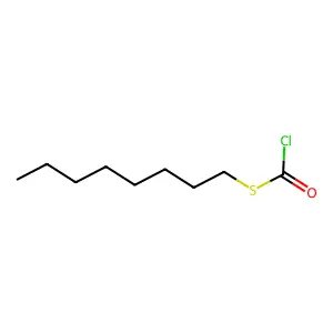 S-Octyl carbonochloridothioate structure