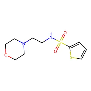 (2-吗啉-4-基乙基)(2-噻吩磺酰基)胺 structure