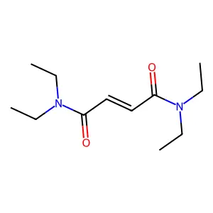 N,N,N',N'-四乙基丁-2-烯二酰胺 structure