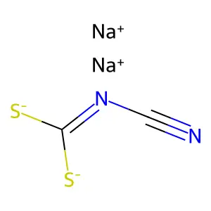 二氰基二硫代亚氨基碳酸钠 structure