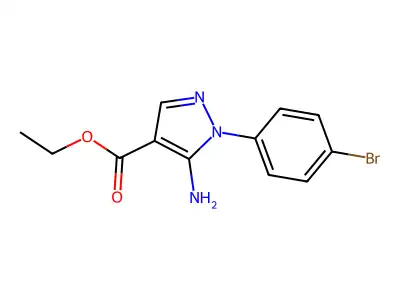 ethyl 5-amino-1-(4-bromophenyl)-1H-pyrazole-4-carboxylate structure
