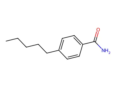 4-Pentylbenzamide structure
