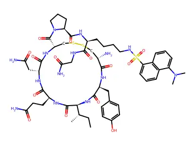 vasotocin, dansyl-Lys(8)- structure
