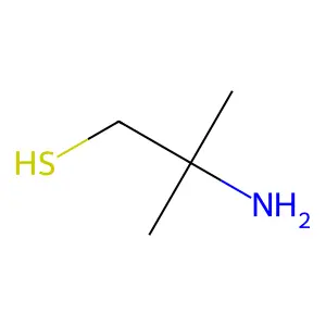 2-Amino-2-methylpropane-1-thiol structure