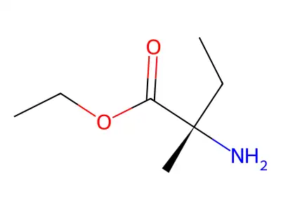 Ethyl 2-amino-2-methylbutyrate structure