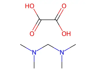 Methanediamine, N,N,N',N'-tetramethyl-, ethanedioate structure