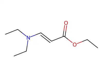 Ethyl 3-diethylaminoacrylate structure