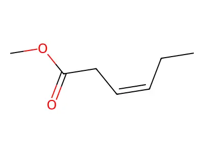 Methyl 3-hexenoate, (3Z)- structure