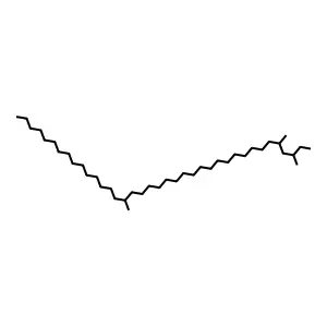 3,5,23-Trimethyloctatriacontane structure