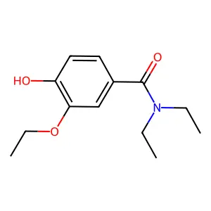 3-乙氧基-N,N-二乙基-4-羟基苯甲酰胺 structure