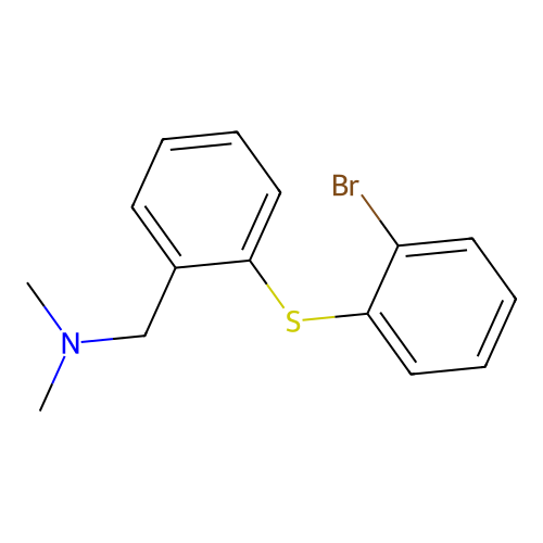N-{2-[(2-bromophenyl)sulfanyl]benzyl}-N,N-dimethylamine structure