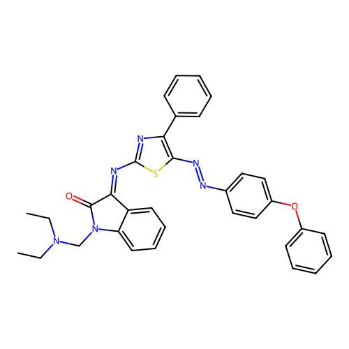 C34H30N6O2S structure