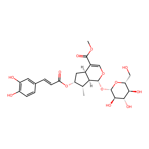 7-Caffeoylloganin structure