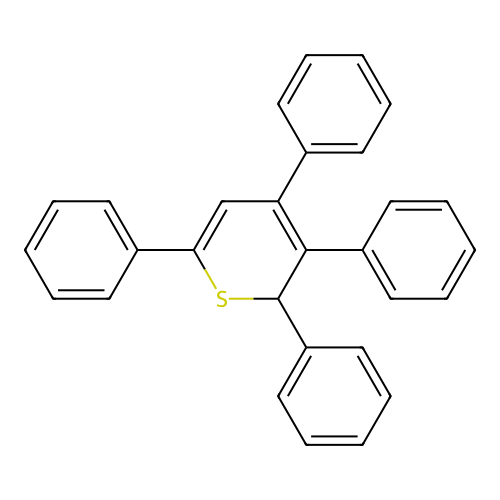 2H-Thiopyran, 2,3,4,6-tetraphenyl- structure