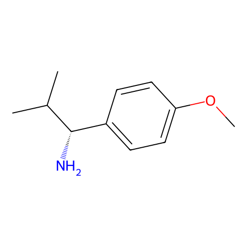 (R)-1-(4-Methoxyphenyl)-2-methylpropan-1-amine structure