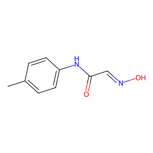 2-hydroxyimino-N-(4-methylphenyl)acetamide structure