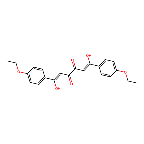 (Z,Z)-1,6-Bis(4-ethoxyphenyl)-3,4-dihydroxy-2,4-hexadiene-1,6-dione structure