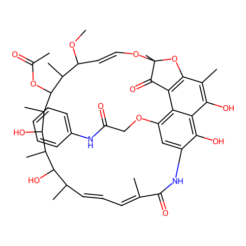 Rifamycin B anilide structure