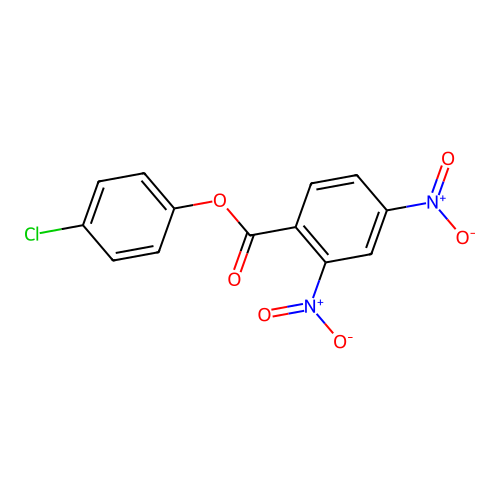 2,4-二硝基苯甲酸4-氯苯酯 structure