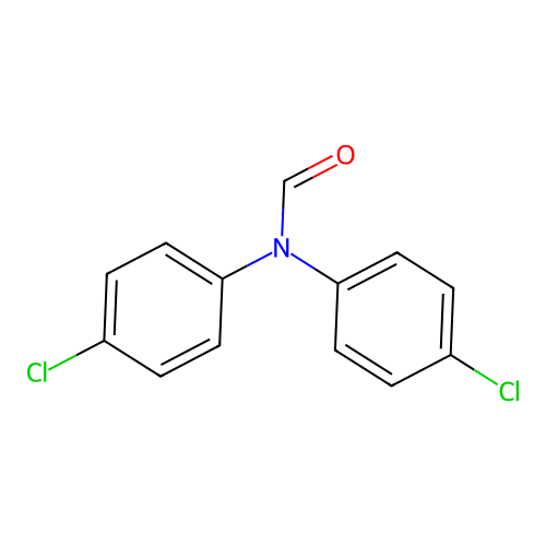 N,N-bis(4-chlorophenyl)formamide structure