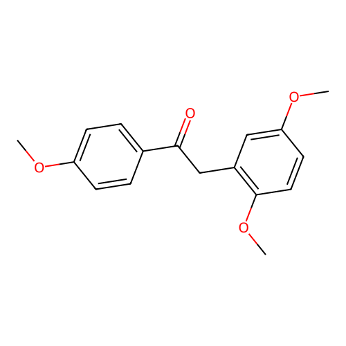 2-(2,5-Dimethoxy-phenyl)-1-(4-methoxy-phenyl)ethanone structure
