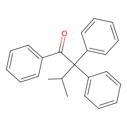 3-Methyl-1,2,2-triphenyl-1-butanone structure
