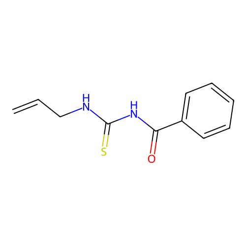 1-Allyl-3-benzoylthiourea structure