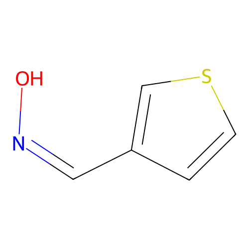 (NZ)-N-(thiophen-3-ylmethylidene)hydroxylamine structure