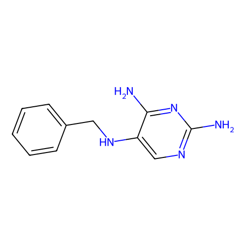 N5-苄基嘧啶-2,4,5-三胺 structure