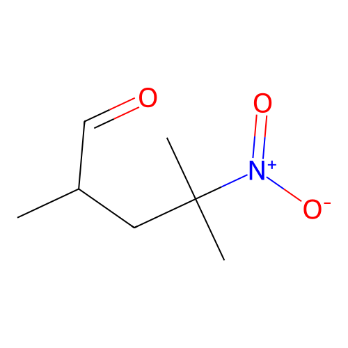 2,4-Dimethyl-4-nitropentanal structure
