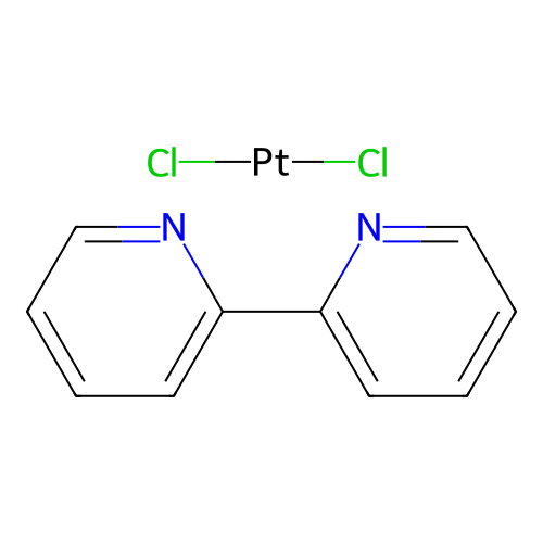 (2,2'-Bipyridine)dichloroplatinum(II) structure