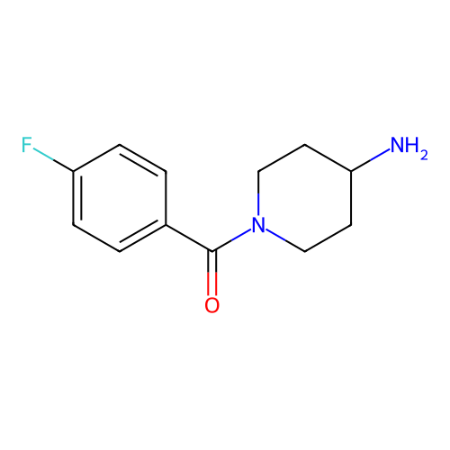 (4-Amino-piperidin-1-yl)-(4-fluoro-phenyl)-methanone structure