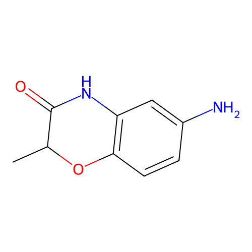 6-amino-2-methyl-3,4-dihydro-2H-1,4-benzoxazin-3-one structure
