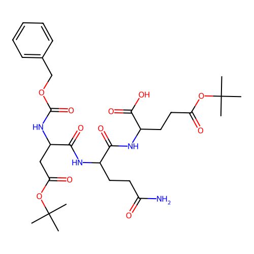 2-[[5-amino-2-[[4-[(2-methylpropan-2-yl)oxy]-4-oxo-2-(phenylmethoxycarbonylamino)butanoyl]amino]-5-oxopentanoyl]amino]-5-[(2-methylpropan-2-yl)oxy]-5-oxopentanoic acid structure