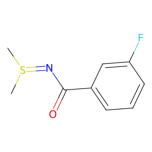 N-(dimethyl-lambda4-sulfanylidene)-3-fluorobenzamide structure