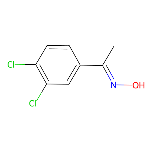 1-(3,4-Dichlorophenyl)ethan-1-one oxime structure