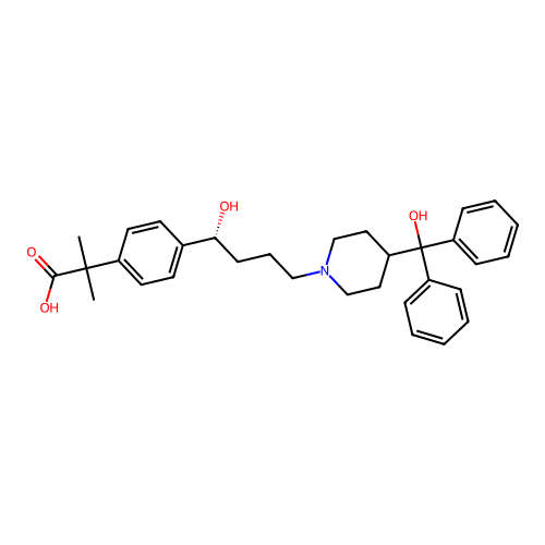 (R)-fexofenadine structure