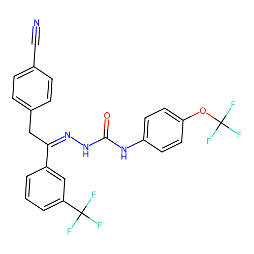 Metaflumizone, (Z)- structure