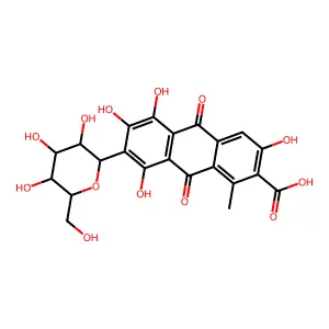 胭脂红 structure